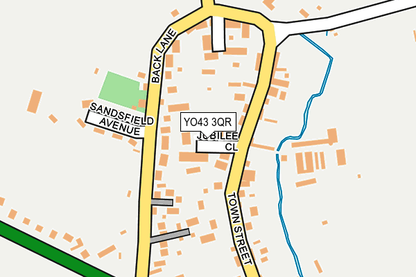 YO43 3QR map - OS OpenMap – Local (Ordnance Survey)
