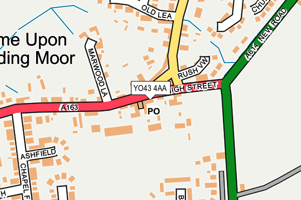 Map of G&R MOTOEXPRESS LTD at local scale