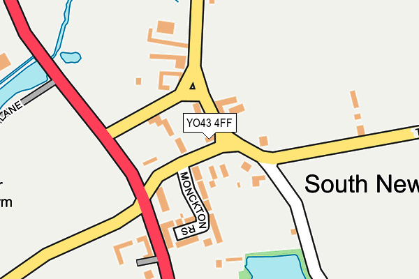 YO43 4FF map - OS OpenMap – Local (Ordnance Survey)