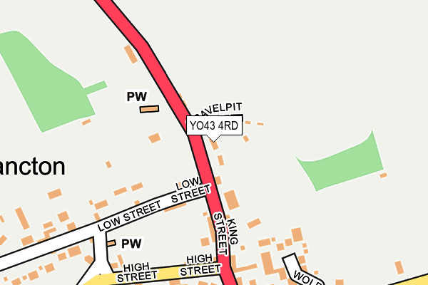 YO43 4RD map - OS OpenMap – Local (Ordnance Survey)