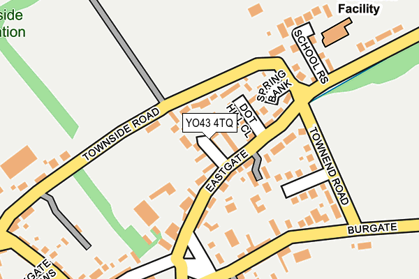YO43 4TQ map - OS OpenMap – Local (Ordnance Survey)