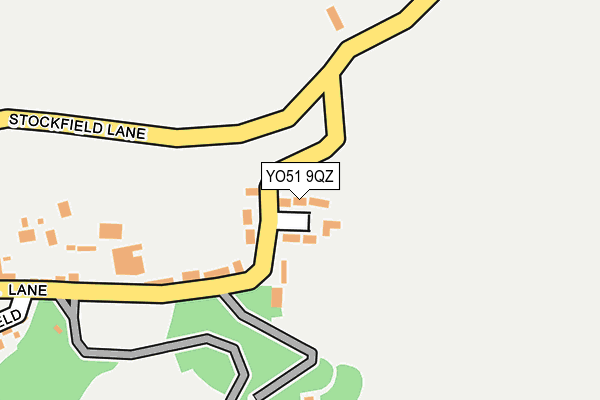 YO51 9QZ map - OS OpenMap – Local (Ordnance Survey)