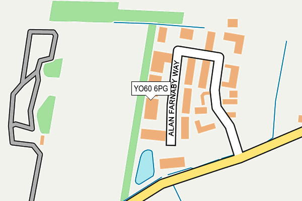 YO60 6PG map - OS OpenMap – Local (Ordnance Survey)