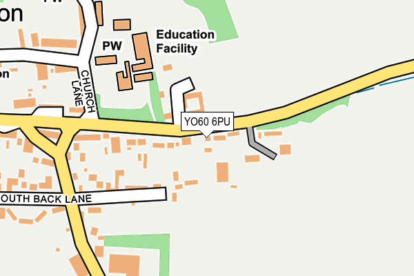 YO60 6PU map - OS OpenMap – Local (Ordnance Survey)