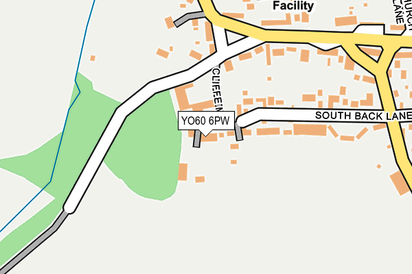 YO60 6PW map - OS OpenMap – Local (Ordnance Survey)