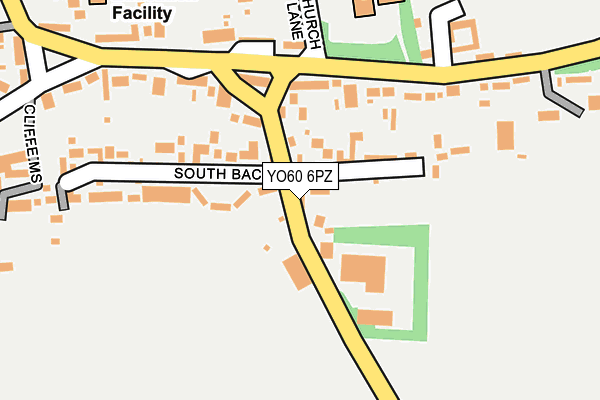 YO60 6PZ map - OS OpenMap – Local (Ordnance Survey)