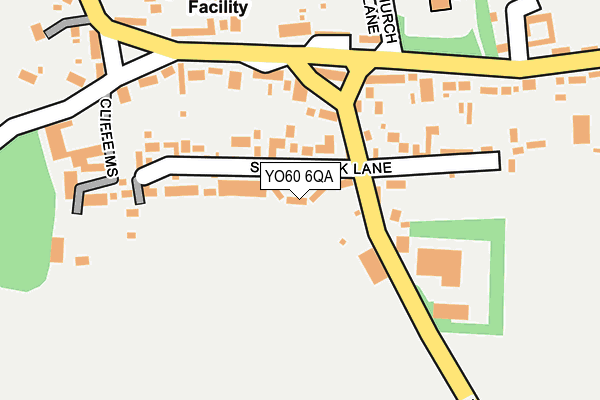 YO60 6QA map - OS OpenMap – Local (Ordnance Survey)
