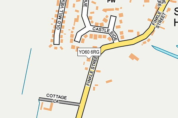 YO60 6RG map - OS OpenMap – Local (Ordnance Survey)