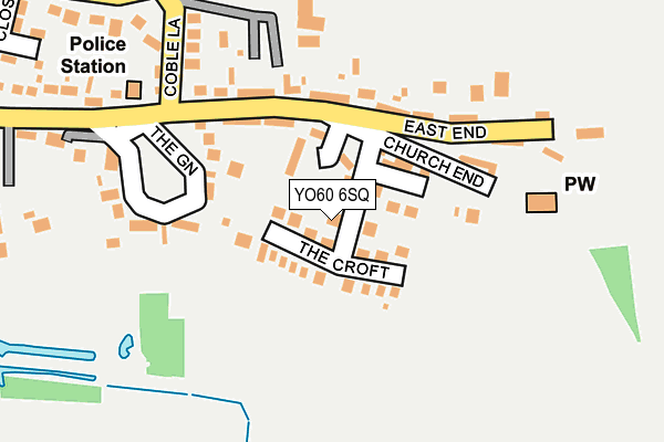 YO60 6SQ map - OS OpenMap – Local (Ordnance Survey)