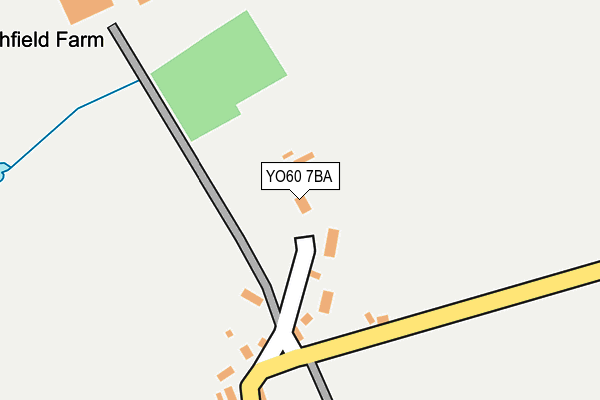 YO60 7BA map - OS OpenMap – Local (Ordnance Survey)