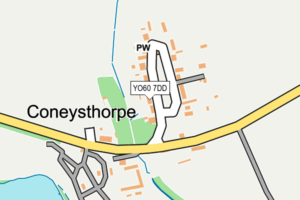 YO60 7DD map - OS OpenMap – Local (Ordnance Survey)