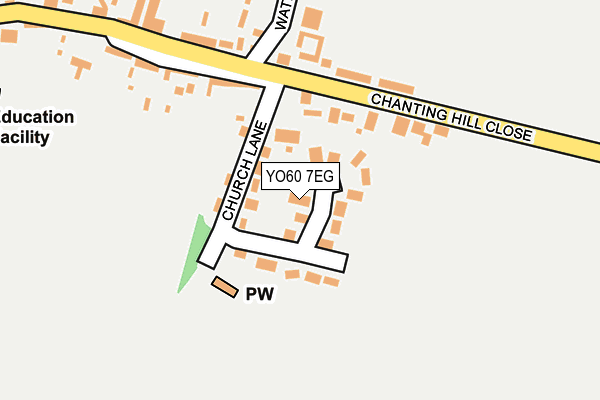 YO60 7EG map - OS OpenMap – Local (Ordnance Survey)