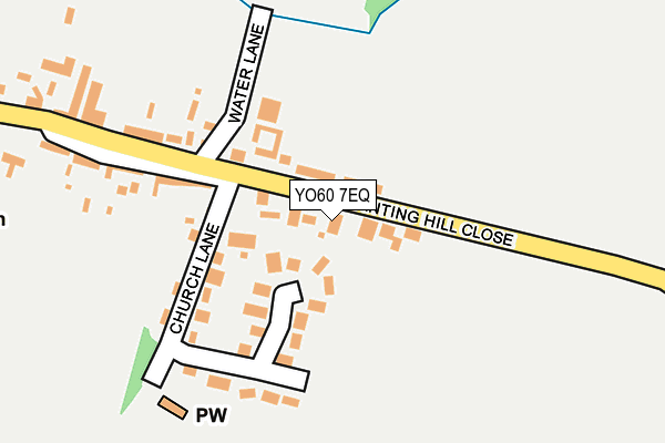 YO60 7EQ map - OS OpenMap – Local (Ordnance Survey)