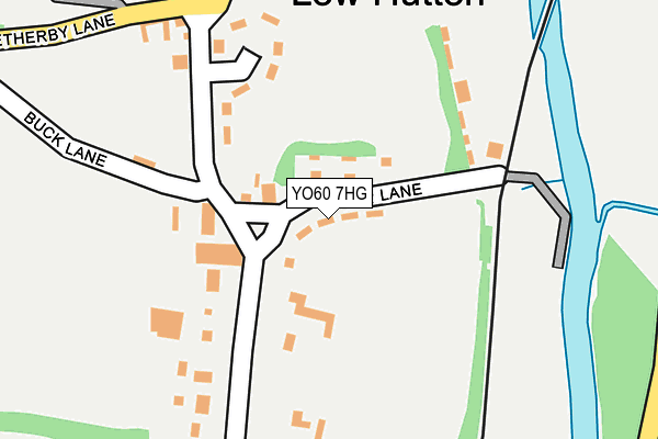 YO60 7HG map - OS OpenMap – Local (Ordnance Survey)