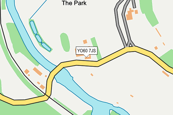 YO60 7JS map - OS OpenMap – Local (Ordnance Survey)