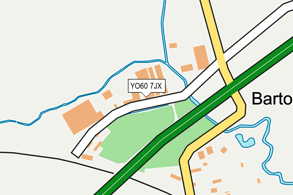 YO60 7JX map - OS OpenMap – Local (Ordnance Survey)