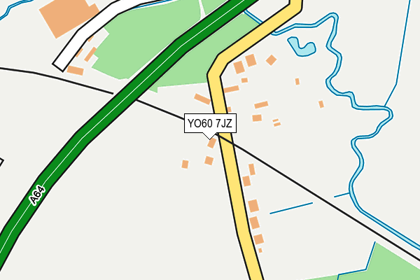 YO60 7JZ map - OS OpenMap – Local (Ordnance Survey)