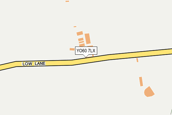 YO60 7LX map - OS OpenMap – Local (Ordnance Survey)