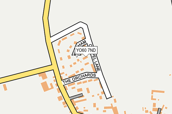 YO60 7ND map - OS OpenMap – Local (Ordnance Survey)