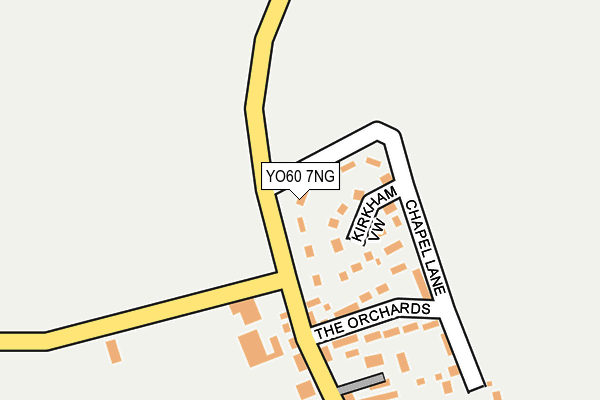 YO60 7NG map - OS OpenMap – Local (Ordnance Survey)