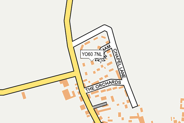 YO60 7NL map - OS OpenMap – Local (Ordnance Survey)