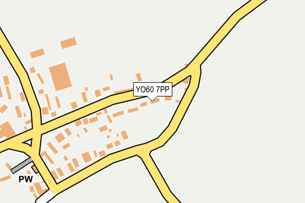 YO60 7PP map - OS OpenMap – Local (Ordnance Survey)