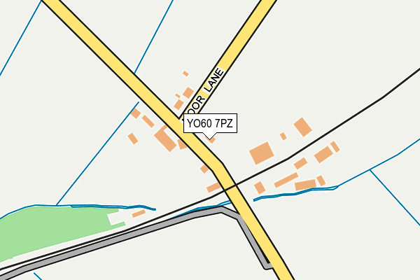 YO60 7PZ map - OS OpenMap – Local (Ordnance Survey)