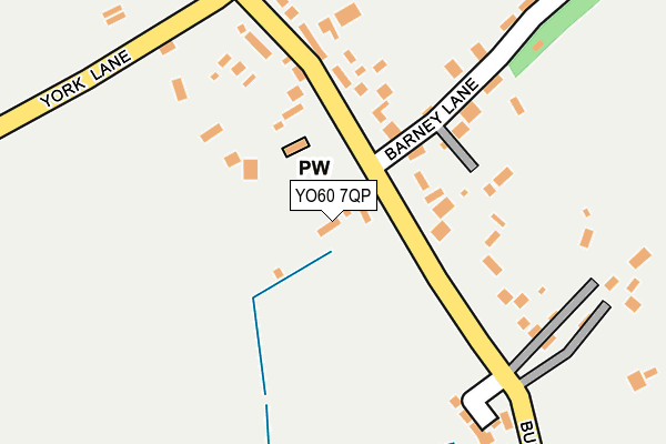 YO60 7QP map - OS OpenMap – Local (Ordnance Survey)