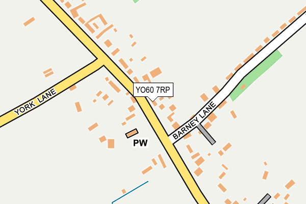 YO60 7RP map - OS OpenMap – Local (Ordnance Survey)
