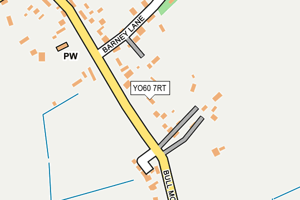 YO60 7RT map - OS OpenMap – Local (Ordnance Survey)