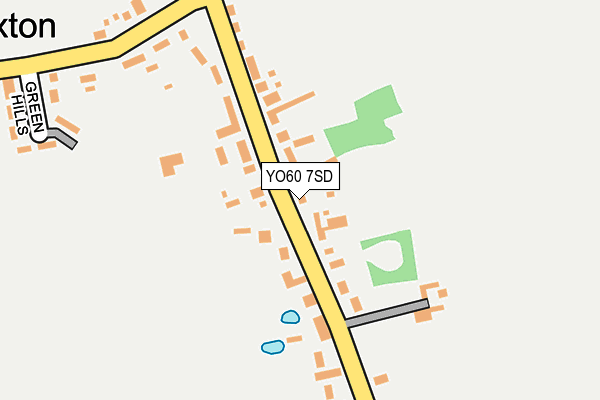 YO60 7SD map - OS OpenMap – Local (Ordnance Survey)