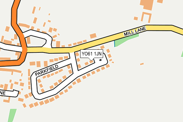 YO61 1JN map - OS OpenMap – Local (Ordnance Survey)