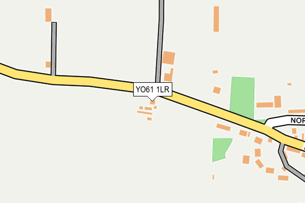 YO61 1LR map - OS OpenMap – Local (Ordnance Survey)