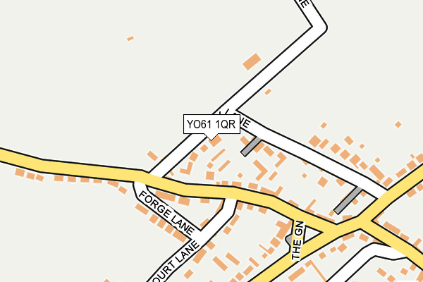 YO61 1QR map - OS OpenMap – Local (Ordnance Survey)