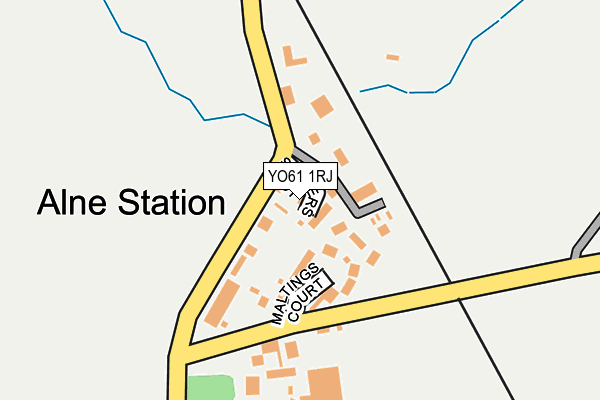 YO61 1RJ map - OS OpenMap – Local (Ordnance Survey)