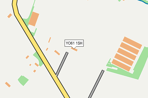 YO61 1SH map - OS OpenMap – Local (Ordnance Survey)