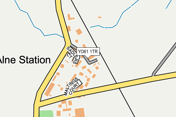 YO61 1TR map - OS OpenMap – Local (Ordnance Survey)