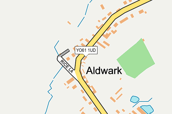 YO61 1UD map - OS OpenMap – Local (Ordnance Survey)