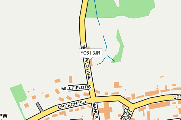 YO61 3JR map - OS OpenMap – Local (Ordnance Survey)