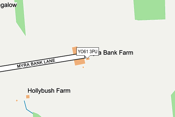 YO61 3PU map - OS OpenMap – Local (Ordnance Survey)
