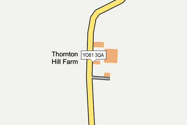 YO61 3QA map - OS OpenMap – Local (Ordnance Survey)