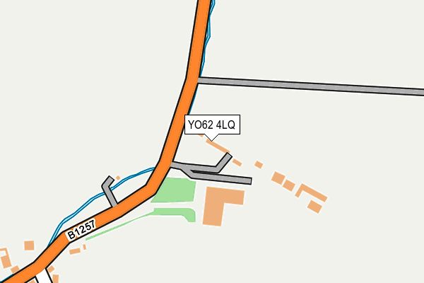 YO62 4LQ map - OS OpenMap – Local (Ordnance Survey)