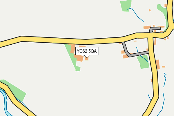 YO62 5QA map - OS OpenMap – Local (Ordnance Survey)