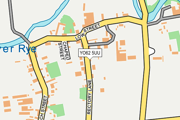 YO62 5UU map - OS OpenMap – Local (Ordnance Survey)