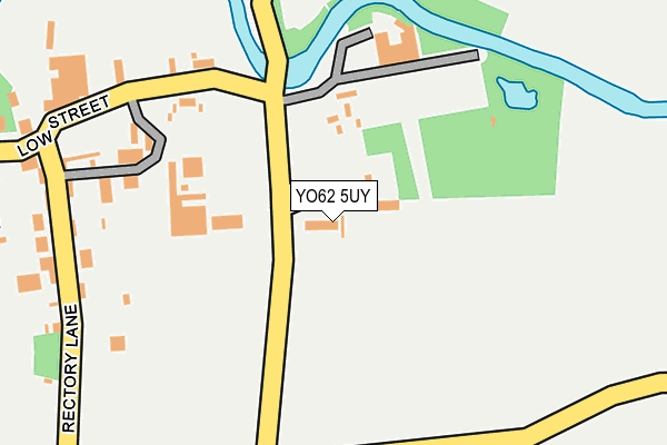 YO62 5UY map - OS OpenMap – Local (Ordnance Survey)