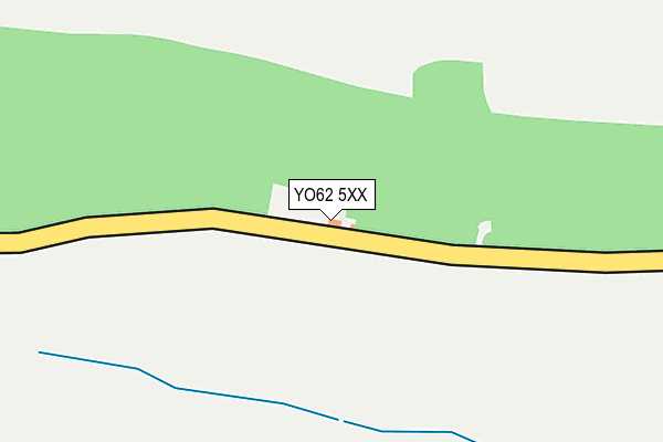 YO62 5XX map - OS OpenMap – Local (Ordnance Survey)