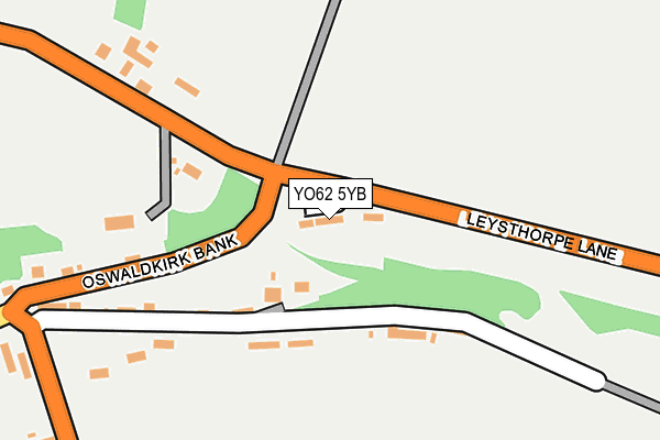 YO62 5YB map - OS OpenMap – Local (Ordnance Survey)