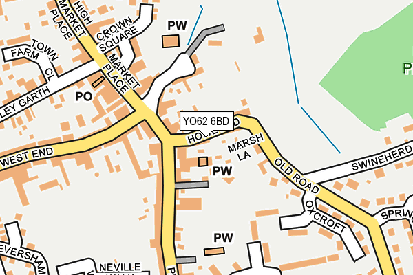 Map of INCA FINANCIAL YORK LTD at local scale