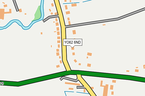 YO62 6ND map - OS OpenMap – Local (Ordnance Survey)
