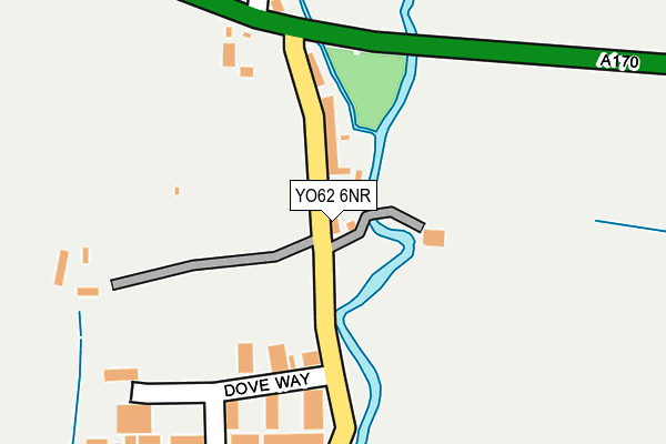 YO62 6NR map - OS OpenMap – Local (Ordnance Survey)
